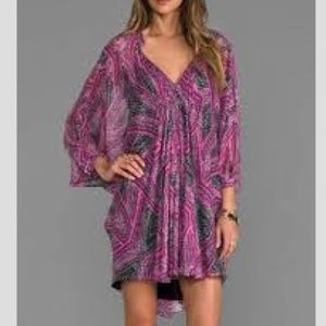 Diane Von Furstenberg Pink Printed Dress